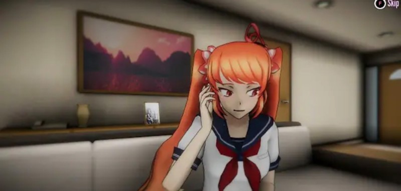 Create meme: yandere simulator, Osana Najimi Yandere, cocoon yandere simulator