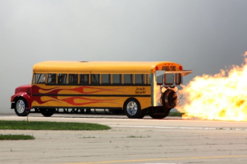 Create meme: racing bus, the fastest bus, the fastest bus in the world