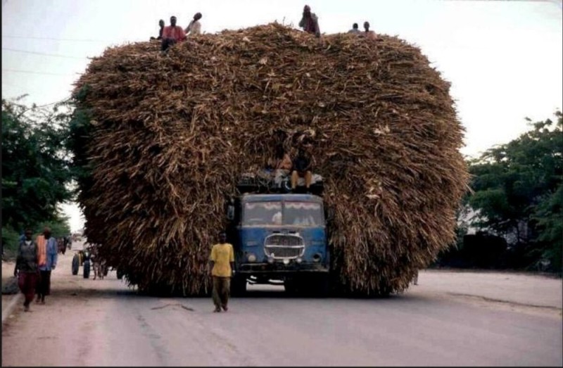 Create meme: hay truck, hay machine, trucks in africa