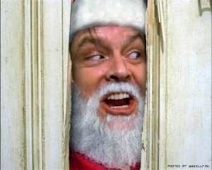 Create meme: Jack Nicholson the shining, Santa Claus, meme radiance
