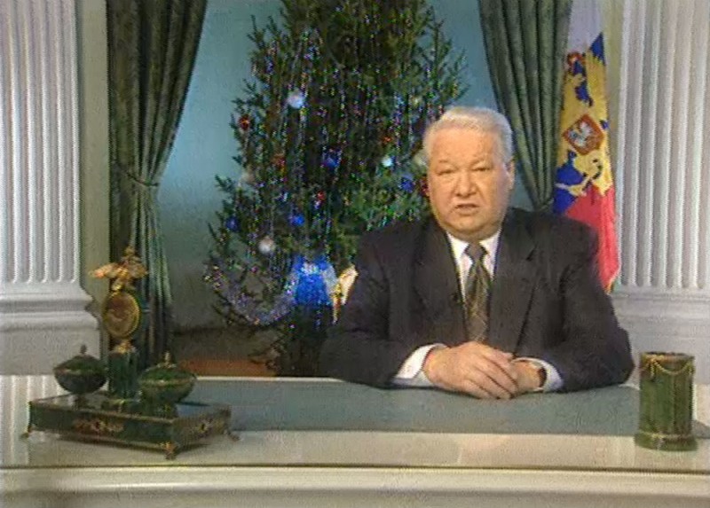 Create meme: Yeltsin 1999, yeltsin new year's address, December 31, 1999