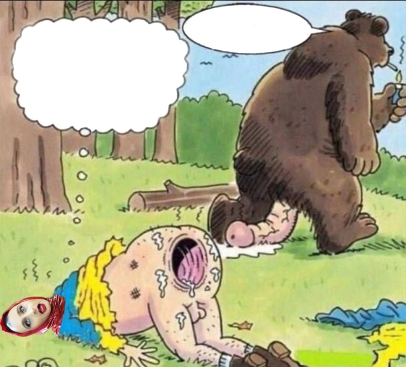 Create meme: bear fucked cartoon, bears, bear cartoon