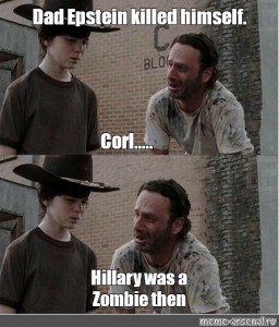 coral walking dead carl rick joke meme