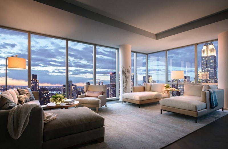 Create meme: Cityspire Penthouse, New York, Penthouse New York, penthouse in New York in Manhattan