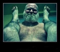 Create meme: meme beard, the bearded grandfather, feet 