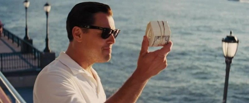 Create meme: Leonardo DiCaprio the wolf of wall street the money, Leonardo DiCaprio the wolf of wall street, Leonardo dicaprio the wolf of wall street torso