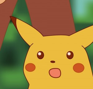 Create meme: Pikachu surprised, surprised Pikachu meme, meme with Pikachu