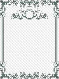 Create meme: frame ornament, certificate template