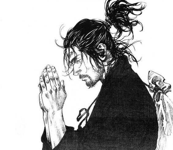 Create meme: manga vagabond, Miyamoto Musashi Wagabund, vagabond miyamoto musashi