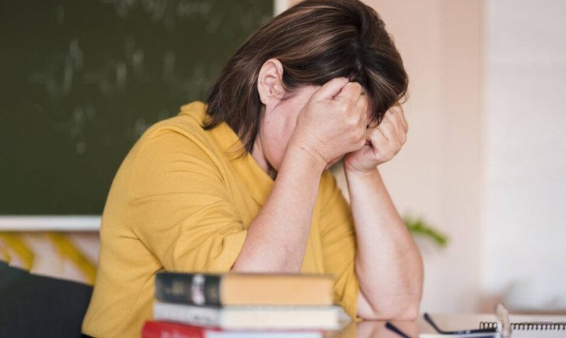 Create meme: tired teacher, rural teacher, the teacher 