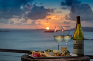 Create meme: wine and the sea