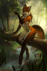 Create meme: furry Fox