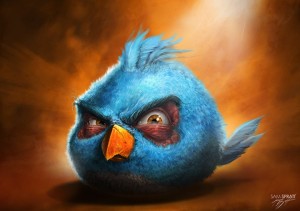 Создать мем: очень злая птица, realistic angry birds, angry birds