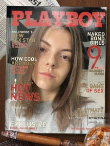 Создать мем: кейт буш, девушка, playboy cover