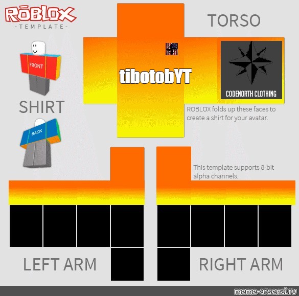 roblox t shirt - All Templates - Create meme - Meme-arsenal.com