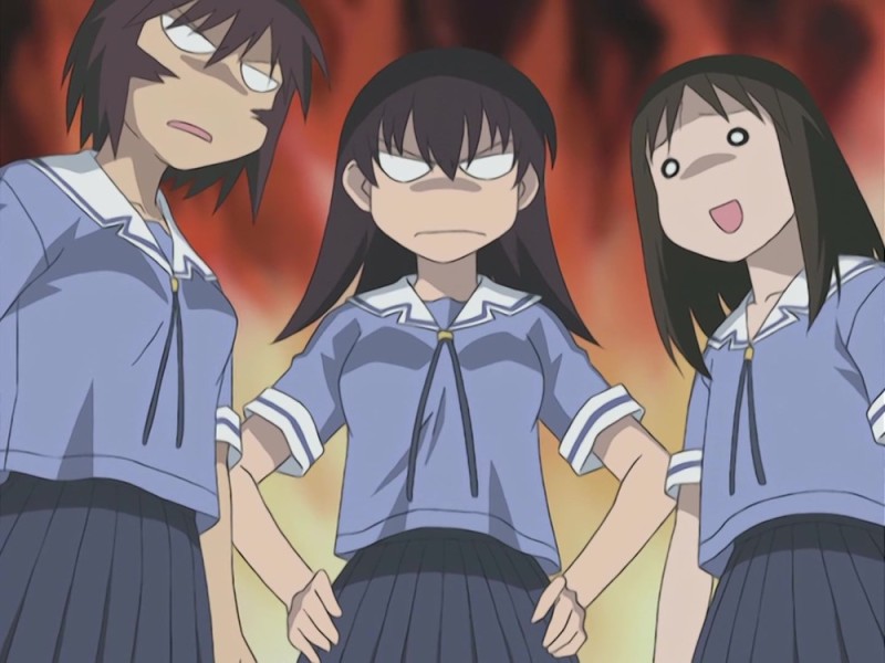 Create meme: azumanga dayo animated series stills, anime, azumanga film 1999