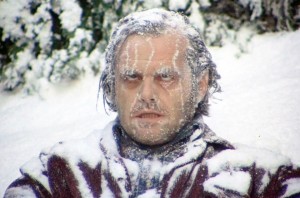 Create meme: wet snow, Jack Nicholson the shining, Jack Nicholson frozen