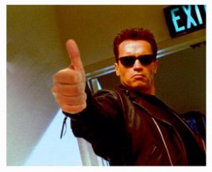 Create meme: terminator like, terminator, terminator thumbs up