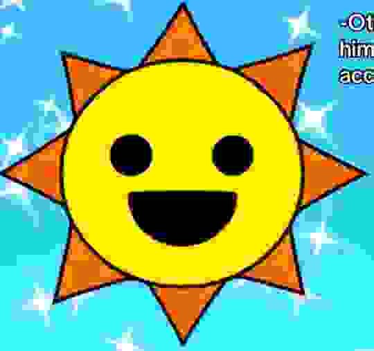 Create meme: drawings of the sun, drawings of the sun for children, sun cartoon