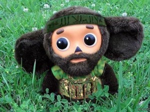 Создать мем: cheburashka, чебурашка уже не тот, злой чебурашка