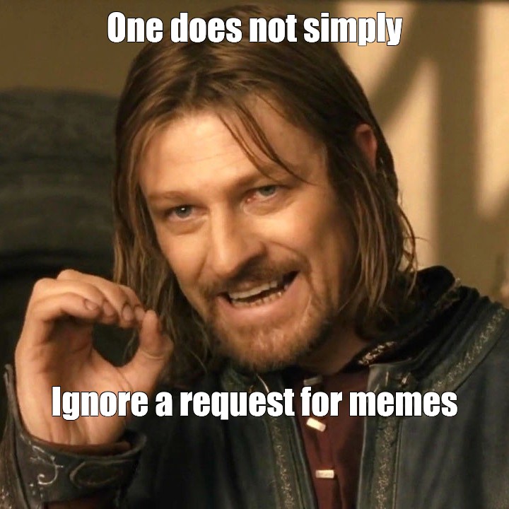 Create meme: null