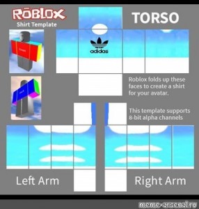 Создать мем: roblox shirt шаблон, roblox shirt, template roblox