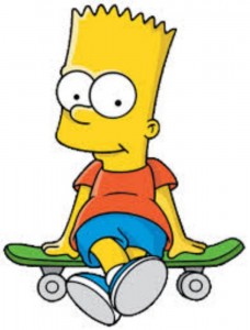 Create meme: Bart Simpson photo, Bart Simpson pictures, stickers Bart Simpson