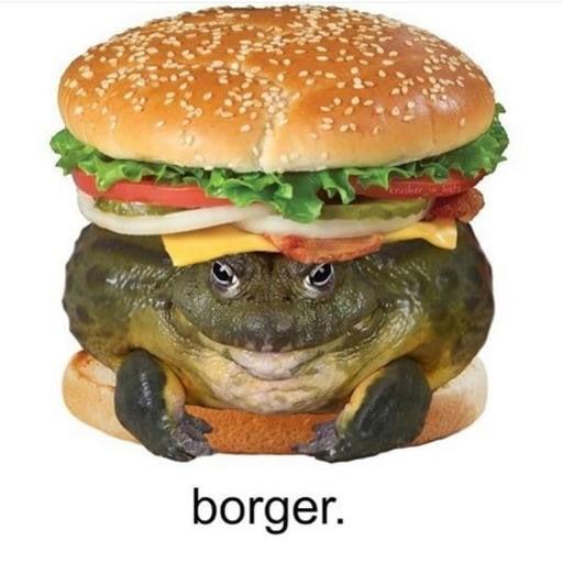 Create meme: hamburger , toad burger, Burger 