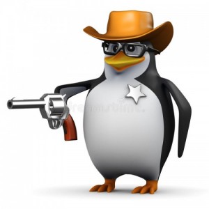 Create meme: Penguin-d-Sheriff