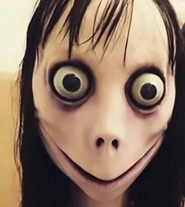 Create meme: Momo in real life, Momo terrible, Momo