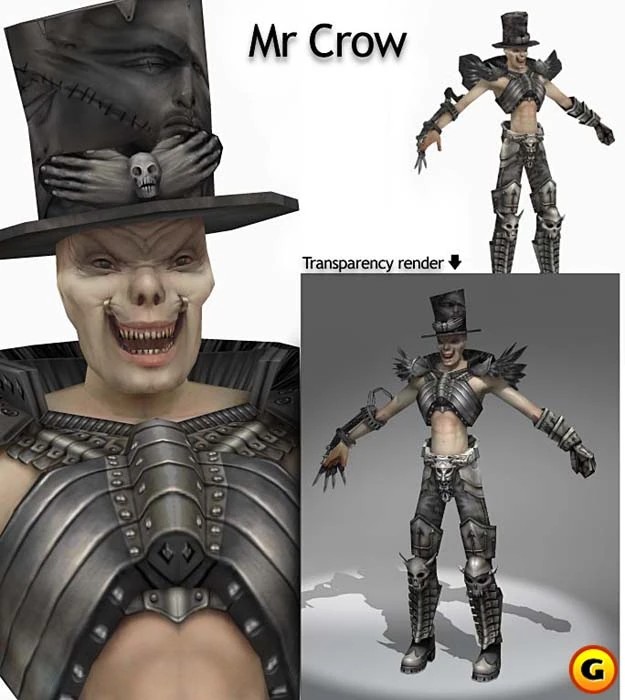 Create meme: unreal tournament 2004 characters, unreal tournament 2004 mr crow, mr crow unreal tournament