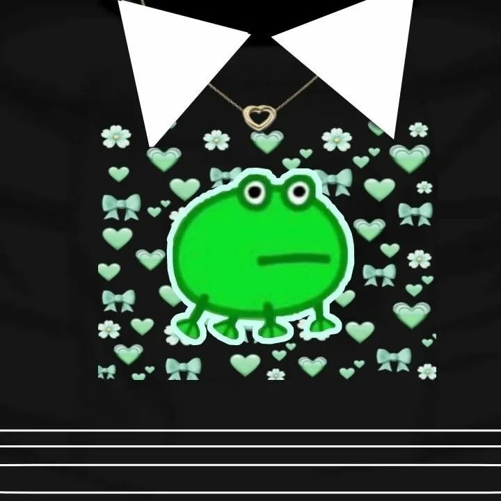 Создать мем: пеппа лягушка, лягушки, t-shirt для роблокс с лягушкой