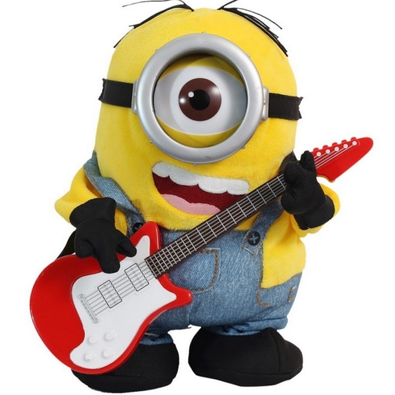 Create meme: minion Stuart, interactive minion stewart, thinkway toys minions