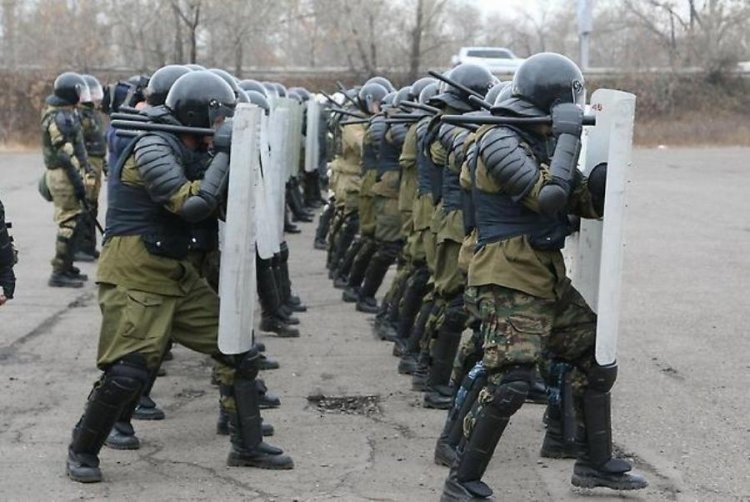 Create meme: OMON Russia, special forces of the Federal Penitentiary Service of the Russian Federation, riot police of the Russian Federation