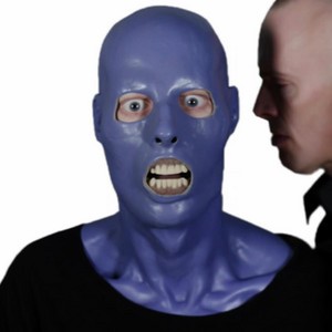 Create meme: Blue man, blue man group sing along, Matt Goldman blue man group