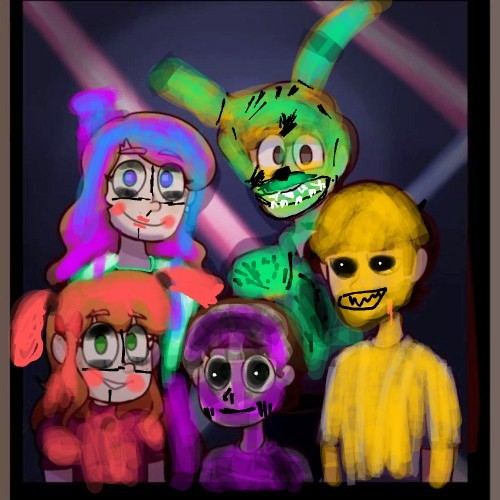 Create meme: FNAF Afton Family, The family of William Afton Animatronics, fnaf play