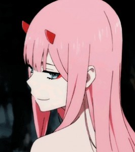 Create meme: favorite in France, cute in France, zero two