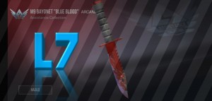 Create meme: M9 bayonet standoff of 2, m9 bayonet blue blood, m9 bayonet blue blood standoff 2