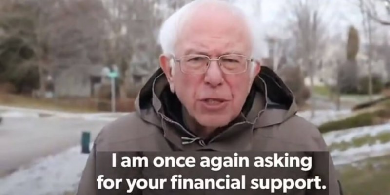 Create meme: bernie sanders I am once again, Bernie Sanders meme, i am once again asking for your financial support