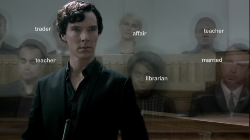 Create meme: cumberbatch Sherlock, Benedict cumberbatch Sherlock, Sherlock thinks meme