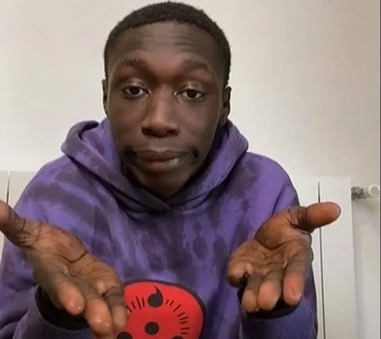 Create meme: A black man with hands, Negro , The negro from Tiktok