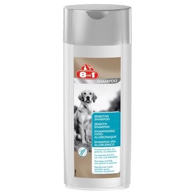 Create meme: 8in1 shampoo "white pearl" for dogs of light colors 250ml, 8in1 shampoo for sensitive skin for dogs 250ml 8in1 sensitive shampoo, shampoo 8 in 1 puppy shampoo for puppies 250 ml