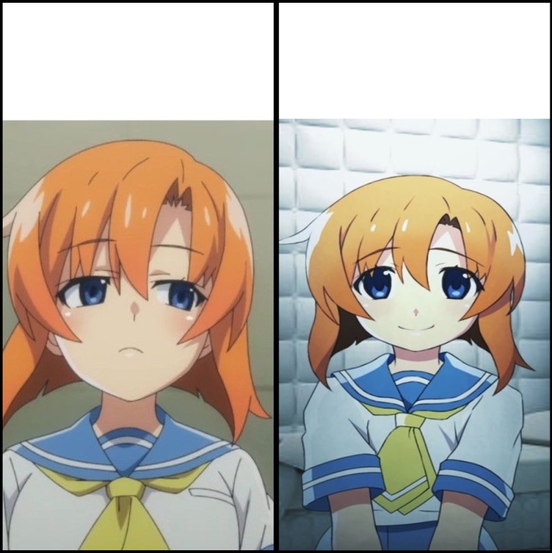 Create meme: higurashi, anime , ryugu ren