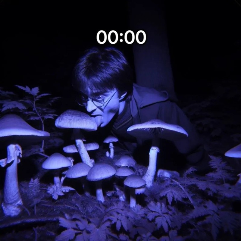 Create meme: luminescent mushrooms, psilocybin mushrooms, glowing mushrooms