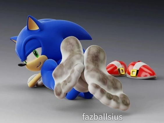 Создать мем: sonic feet, пятки соника, соник