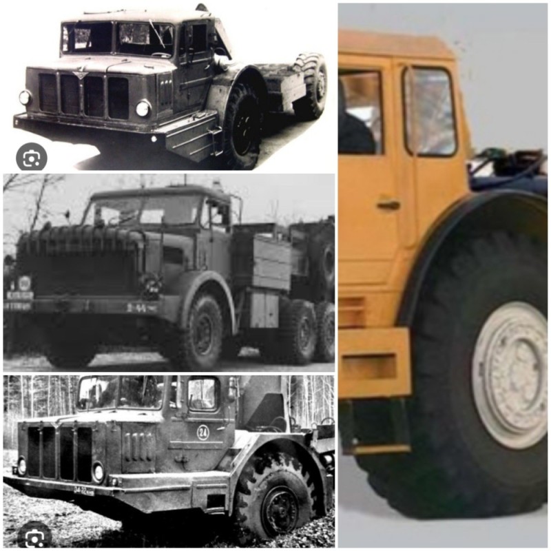 Create meme: maz 538, maz tractor, maz 535 truck tractor