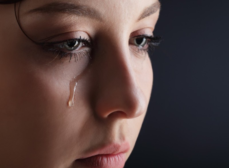 Create meme: a girl in tears, crying eyes, weeping girl