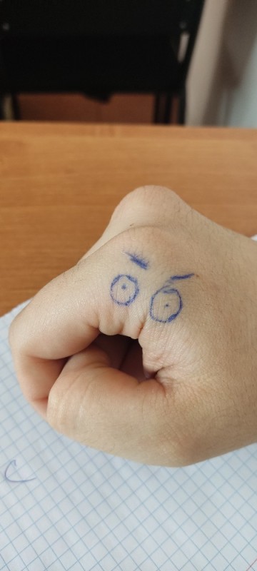Create meme: body part, tattoos with a pen are easy, tattoo pen