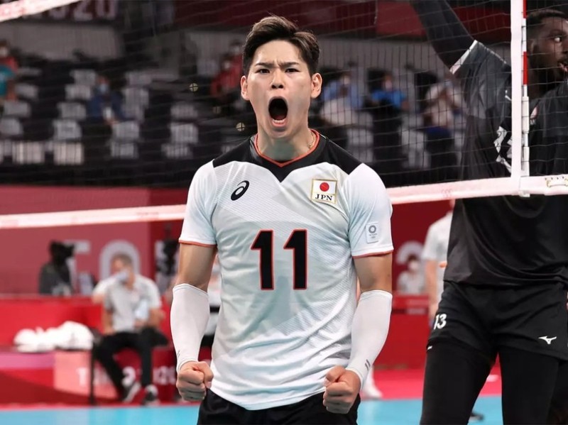 Create meme: yuji nishida, volleyball japan, Yuji Nishida volleyball player