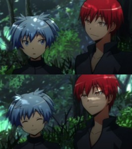 Create meme: the class assassins, karma and Nagisa, the class assassins 2